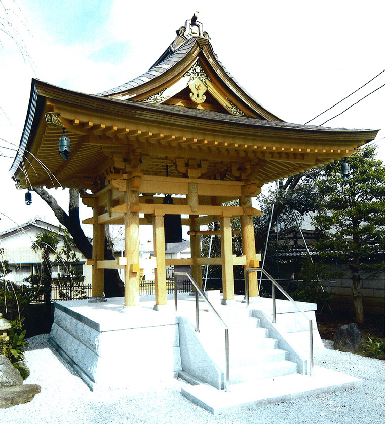 大興寺鐘楼新築工事