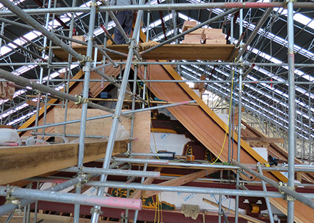 慈恩寺本堂改修工事