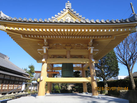 妙厳寺鐘楼新築工事　完成