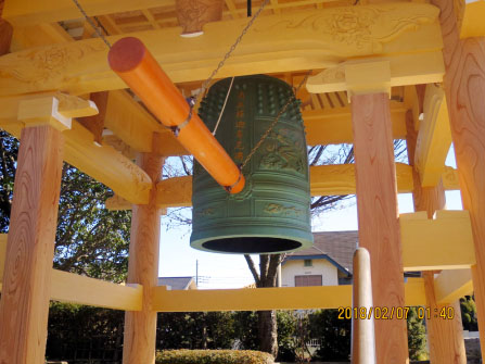 妙厳寺鐘楼新築工事　完成